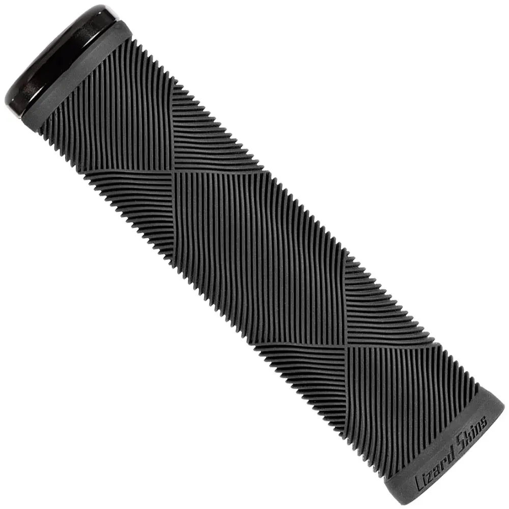 uPRISE Bikes Lizard Skins Strata Single Sided Lock-On MTB Grips - 135mm - Black | Price match, 365 day return s, 18-Month Warranty, Finance Available & Free UK Delivery